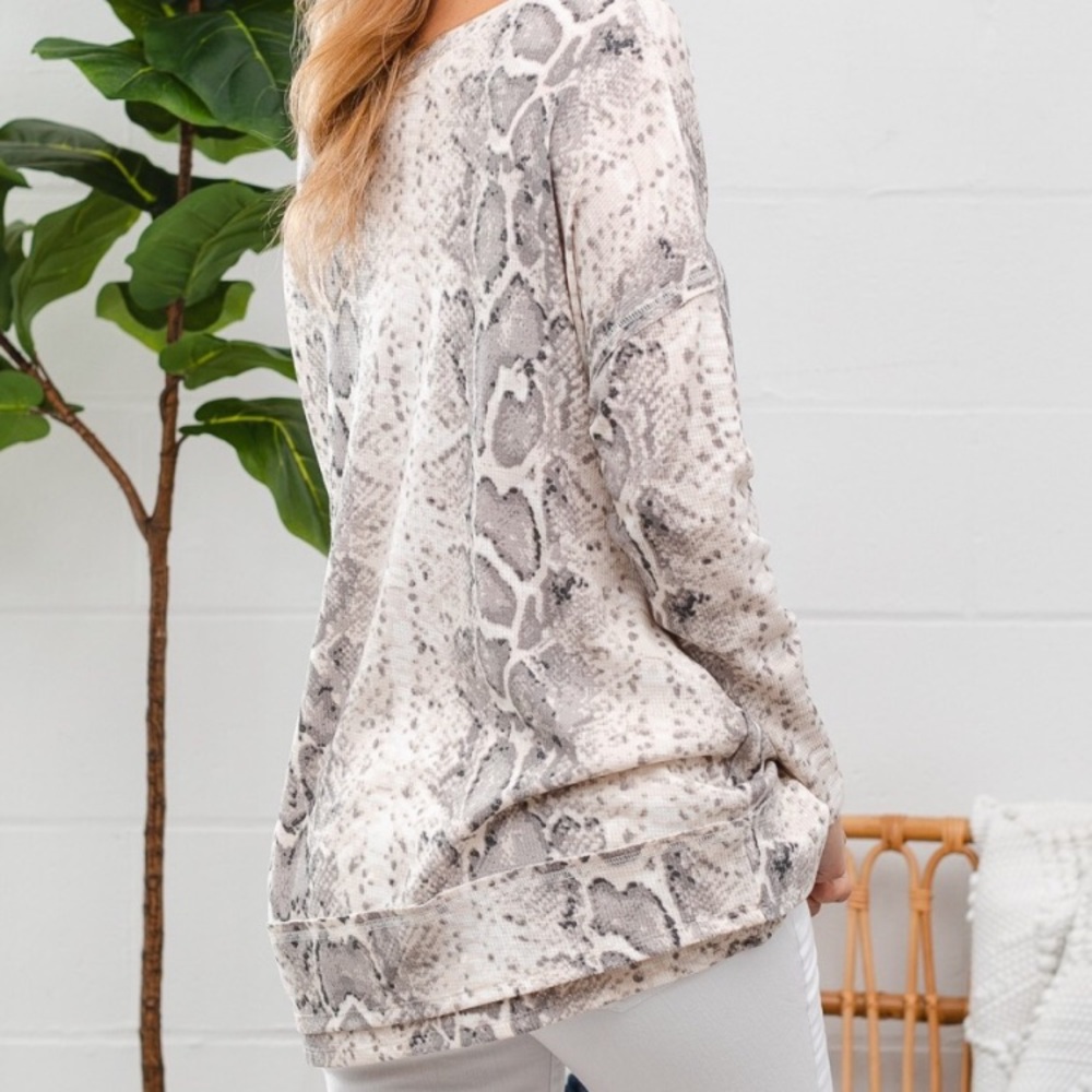 Snake Print Tunic - Picture 4 of 4